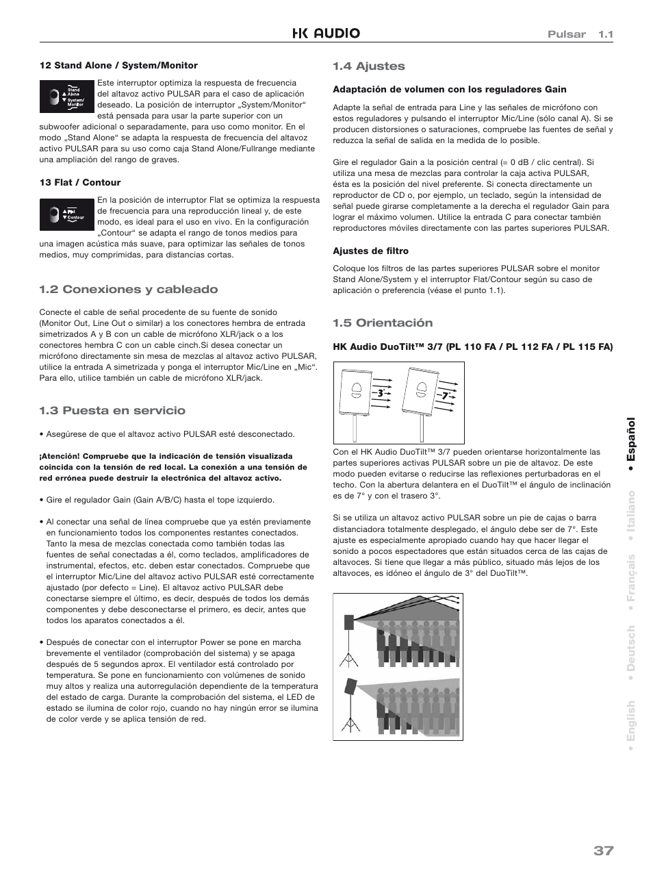 HK Audio PL 118 Sub A User Manual | Page 37 / 48