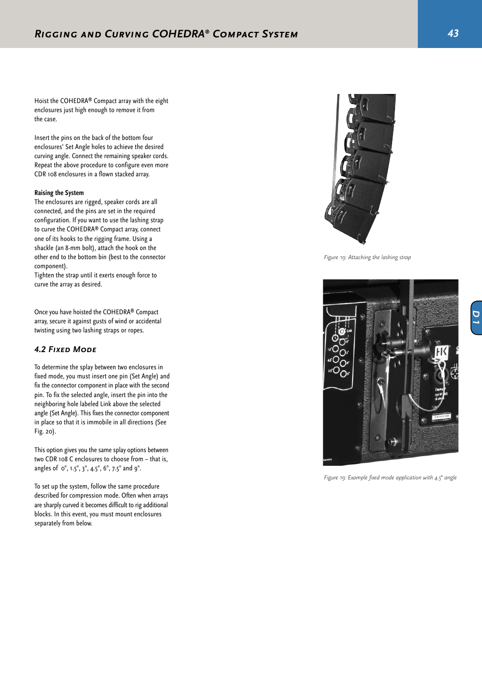 Rigging and curving cohedra, Compact system | HK Audio CDR 210 F User Manual | Page 43 / 105