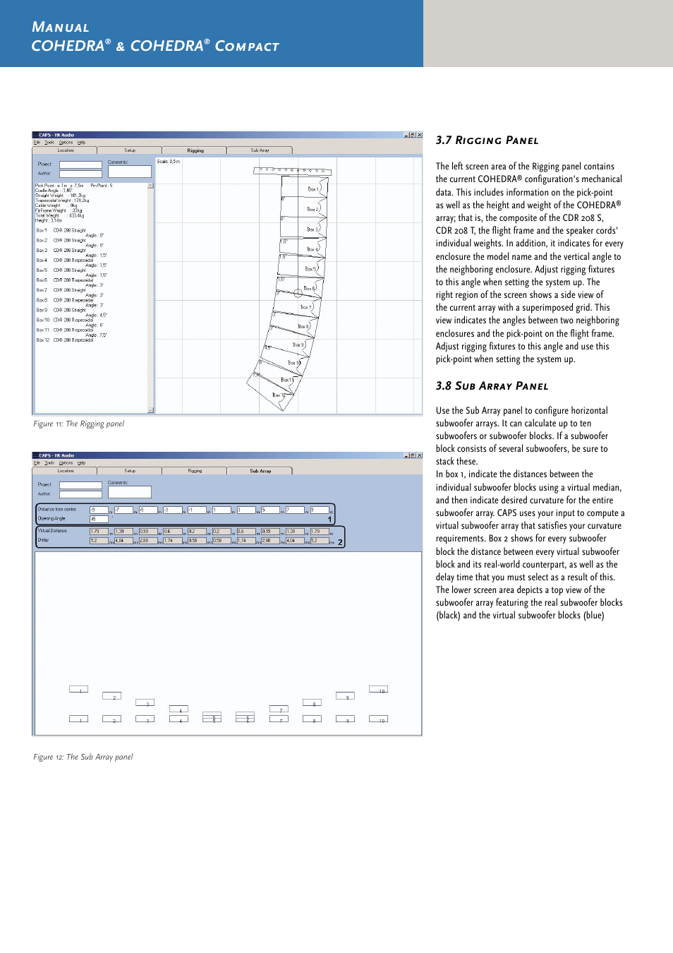 Manual cohedra, Cohedra, Compact | HK Audio CDR 210 F User Manual | Page 54 / 105