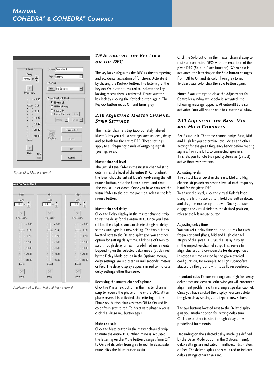 Manual cohedra, Cohedra, Compact | HK Audio CDR 210 F User Manual | Page 76 / 105