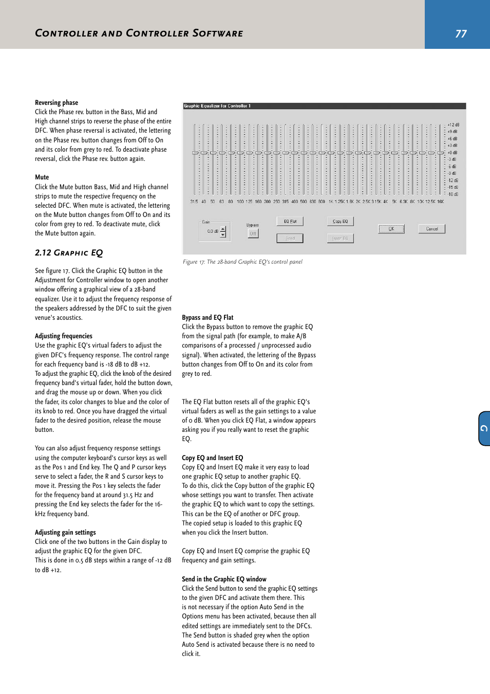 Controller and controller software | HK Audio CDR 210 F User Manual | Page 77 / 105