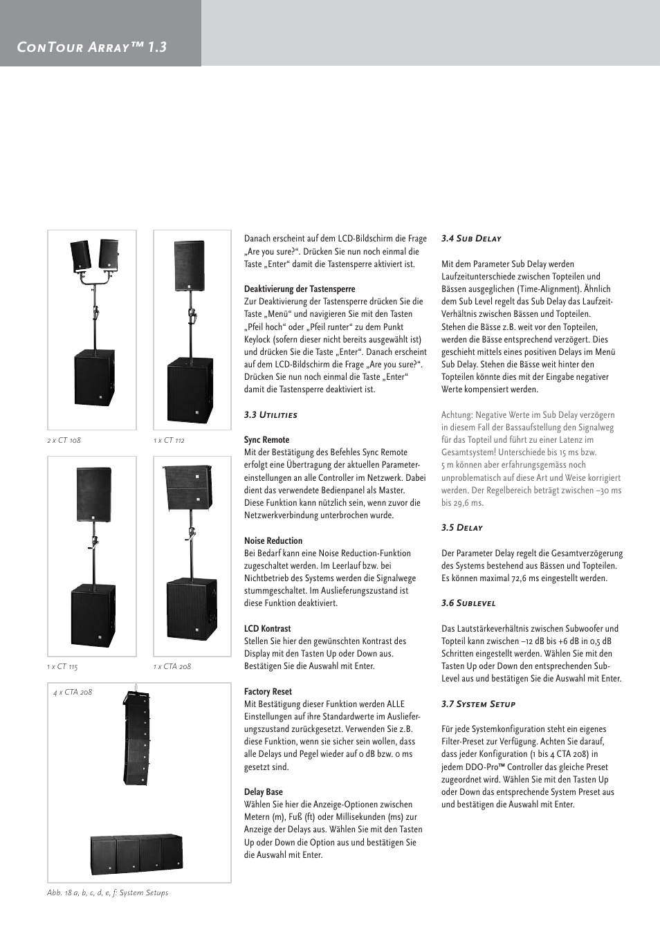 Contour array™ 1.3 | HK Audio CTA 208 Mid/High User Manual | Page 32 / 52