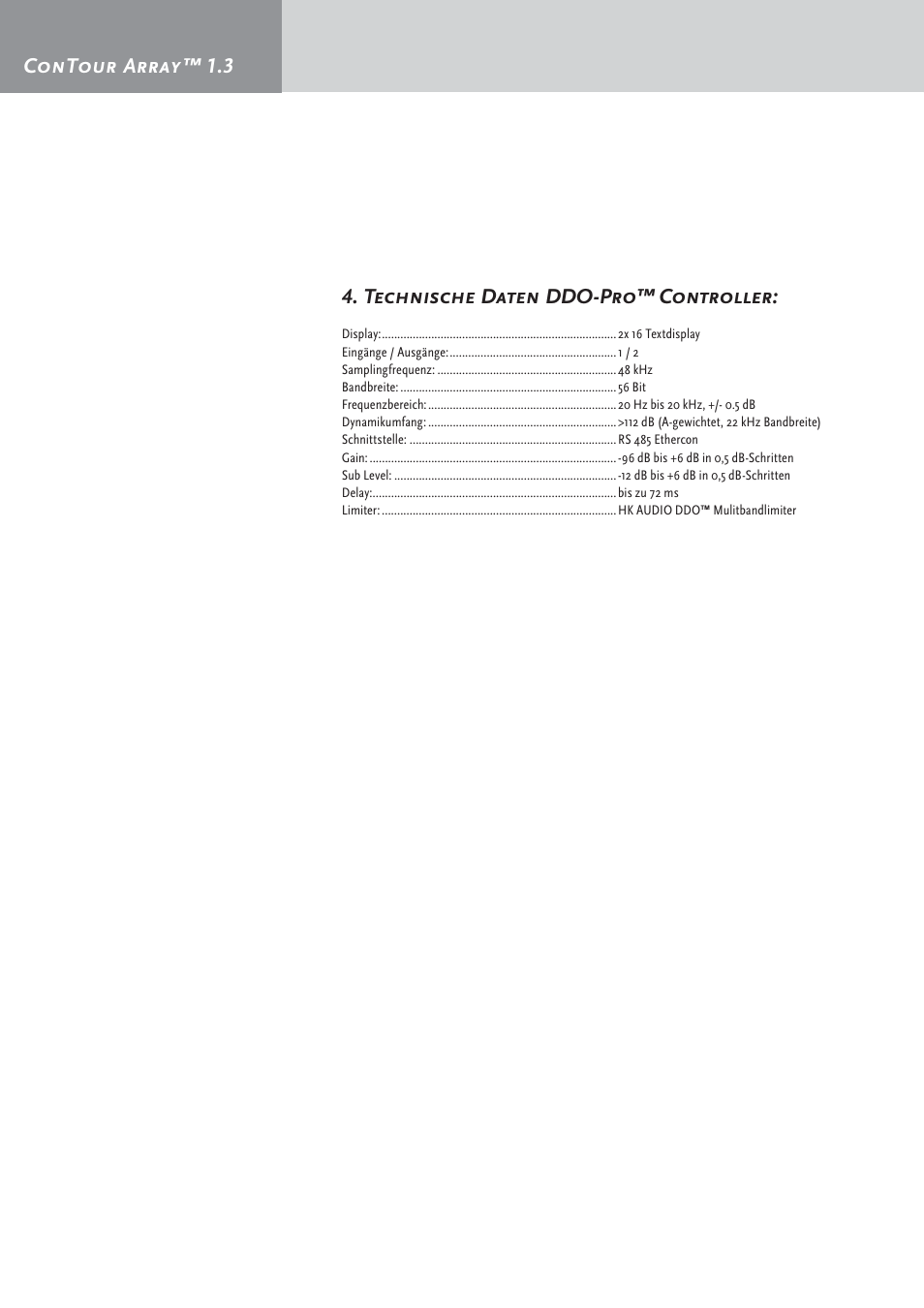 HK Audio CTA 208 Mid/High User Manual | Page 34 / 52