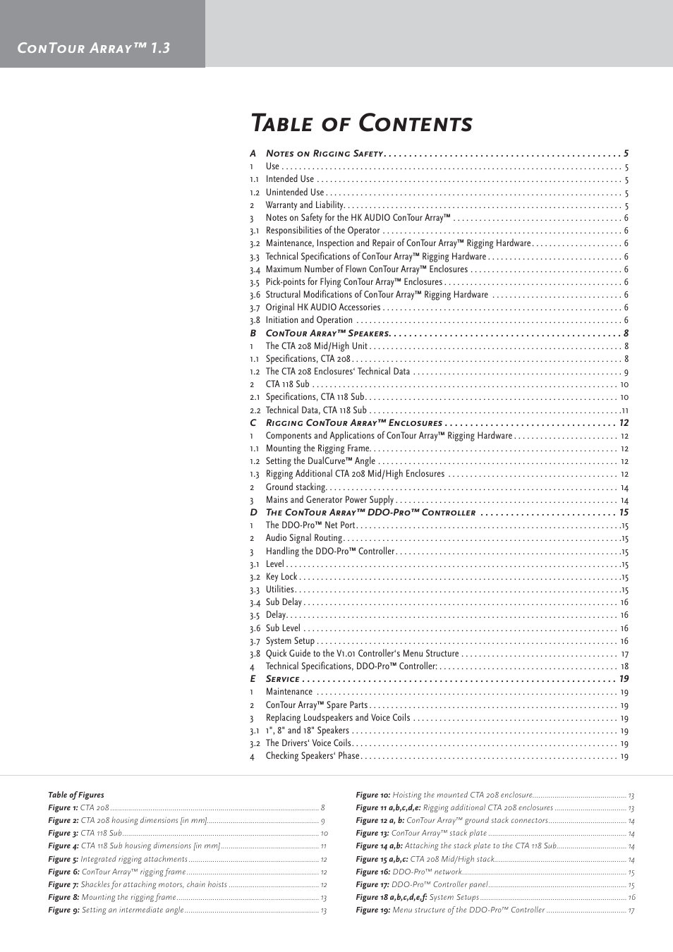 HK Audio CTA 208 Mid/High User Manual | Page 4 / 52