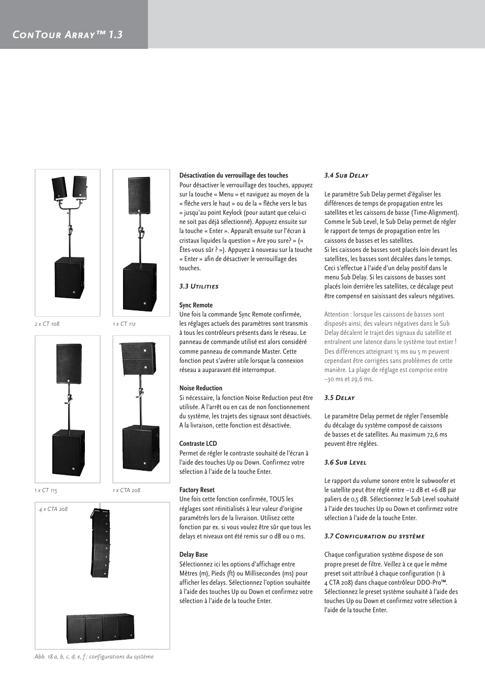 Contour array™ 1.3 | HK Audio CTA 208 Mid/High User Manual | Page 48 / 52