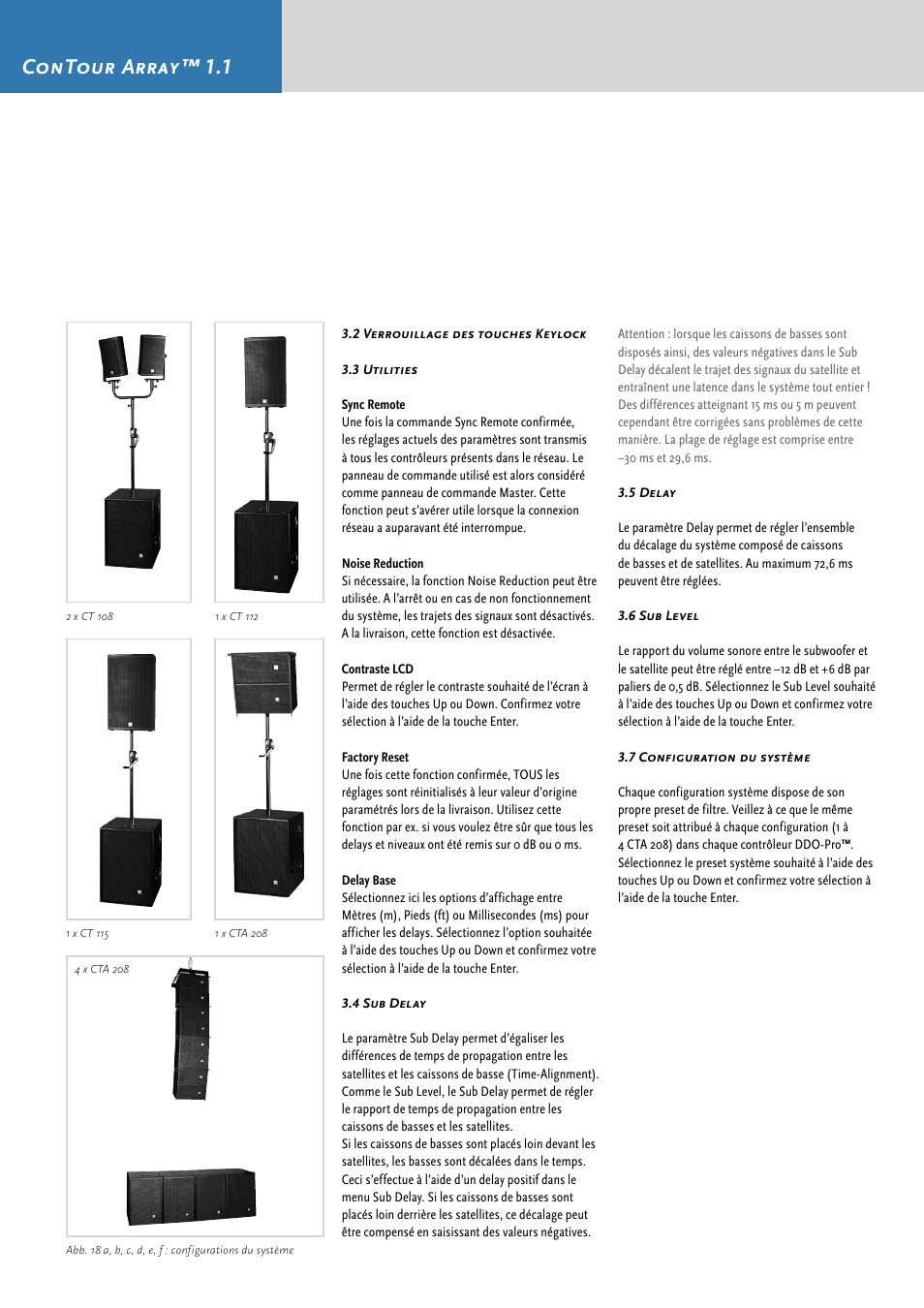 Contour array™ 1.1 | HK Audio CTA 118 Sub User Manual | Page 48 / 52