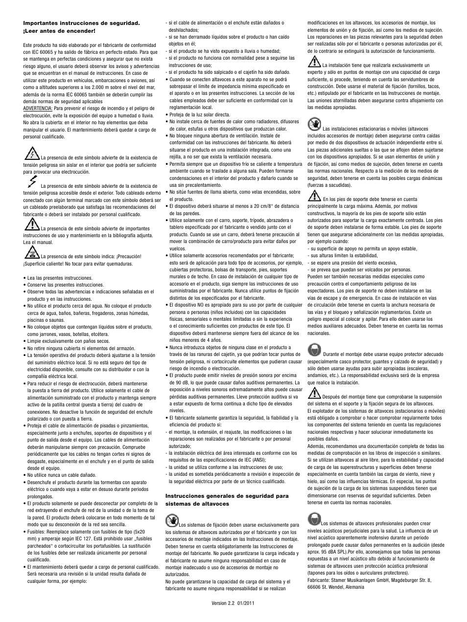 HK Audio E 435 INSTALL KIT User Manual | Page 20 / 24