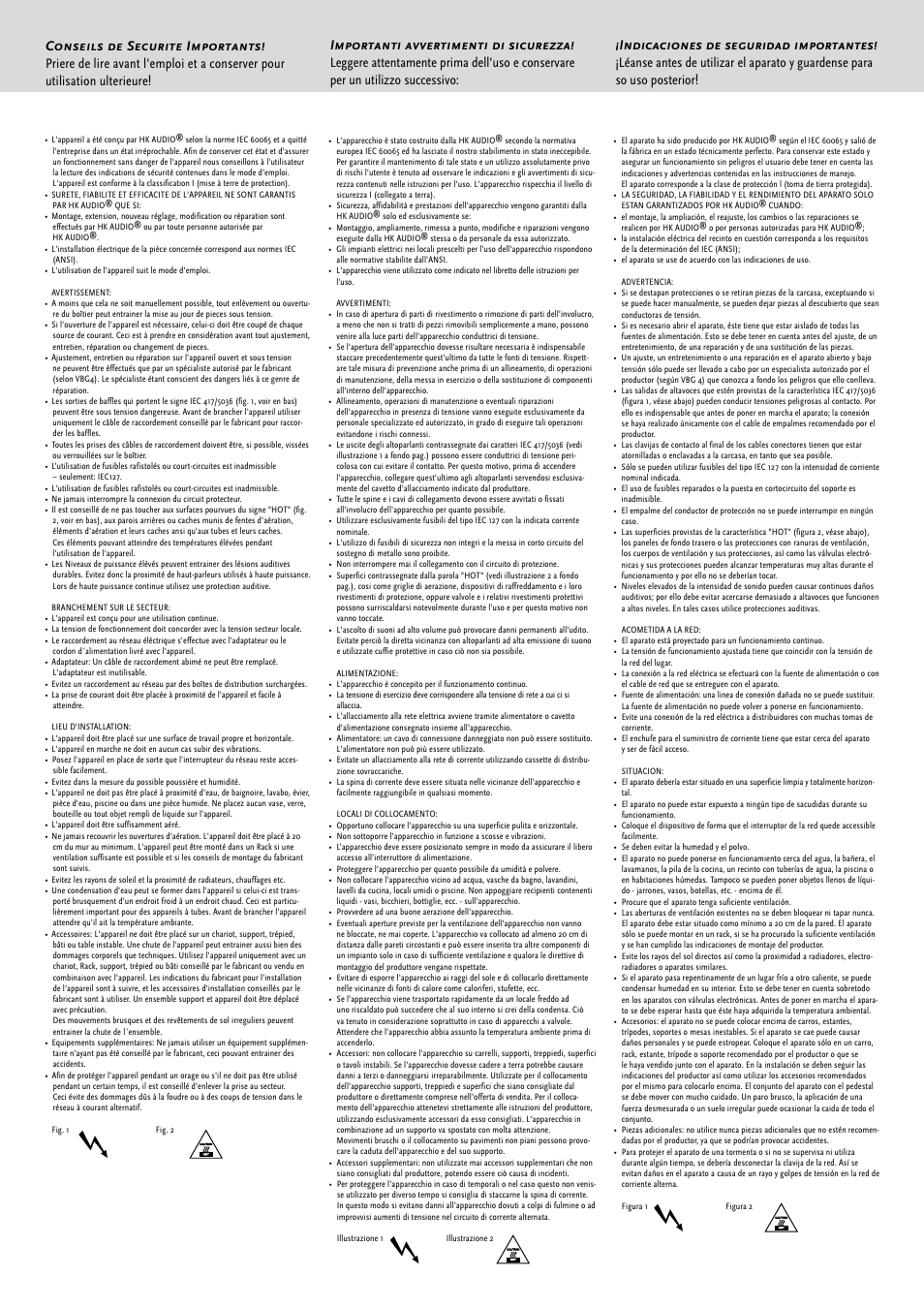 HK Audio IC 118 BA User Manual | Page 3 / 34