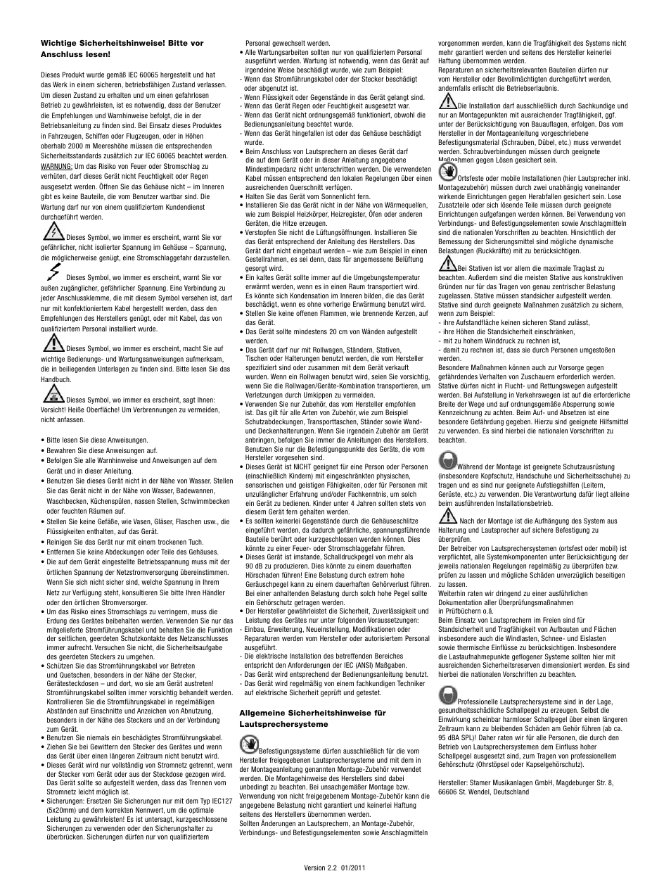 HK Audio L5 115 FA User Manual | Page 10 / 48