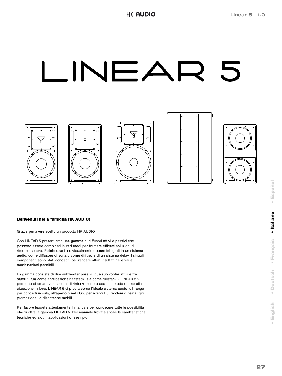 HK Audio L5 115 FA User Manual | Page 27 / 48