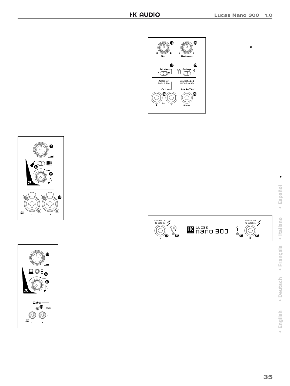 HK Audio LUCAS NANO 300 User Manual | Page 35 / 44