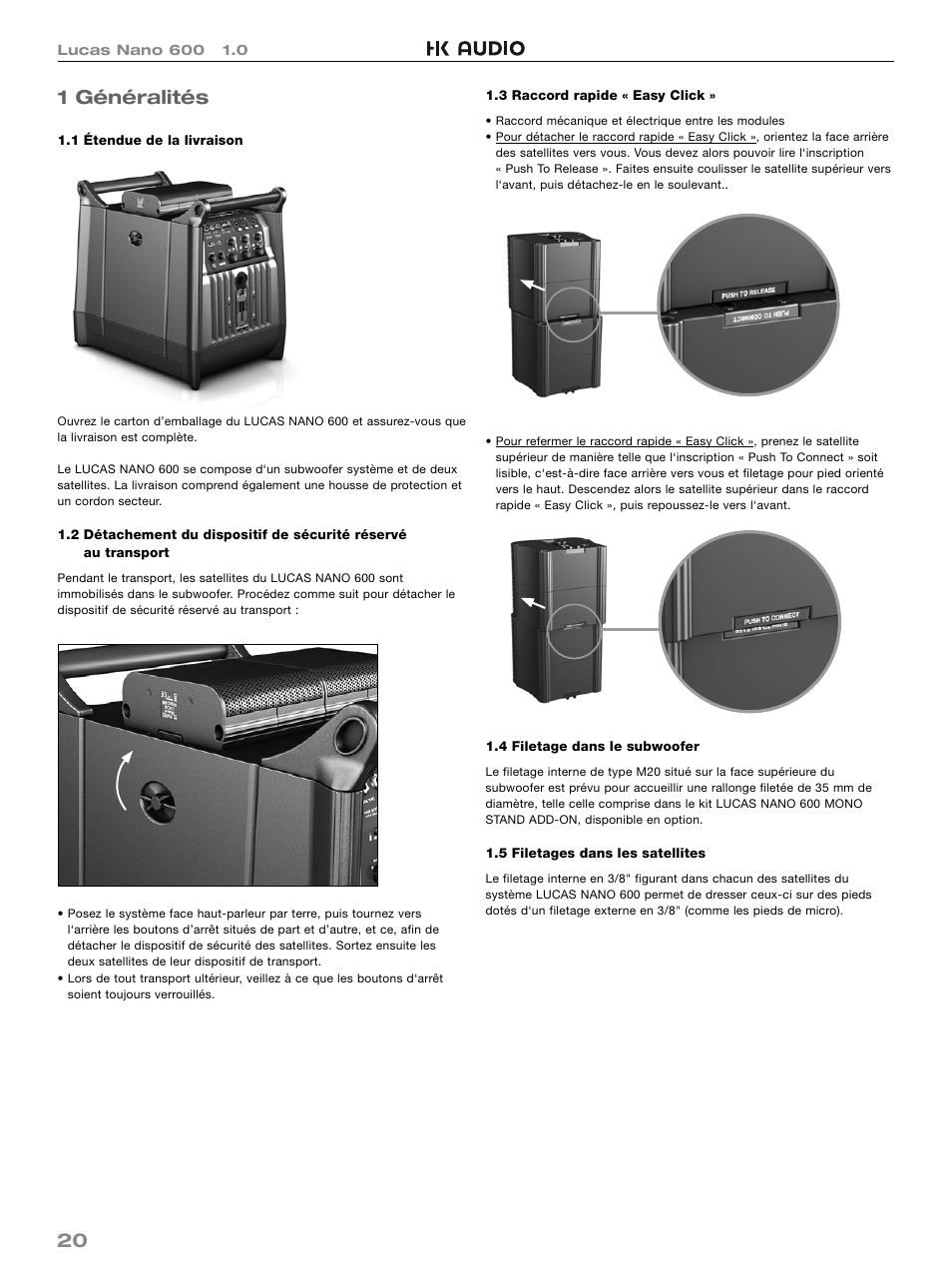 20 1 généralités | HK Audio LUCAS NANO 600 User Manual | Page 20 / 64