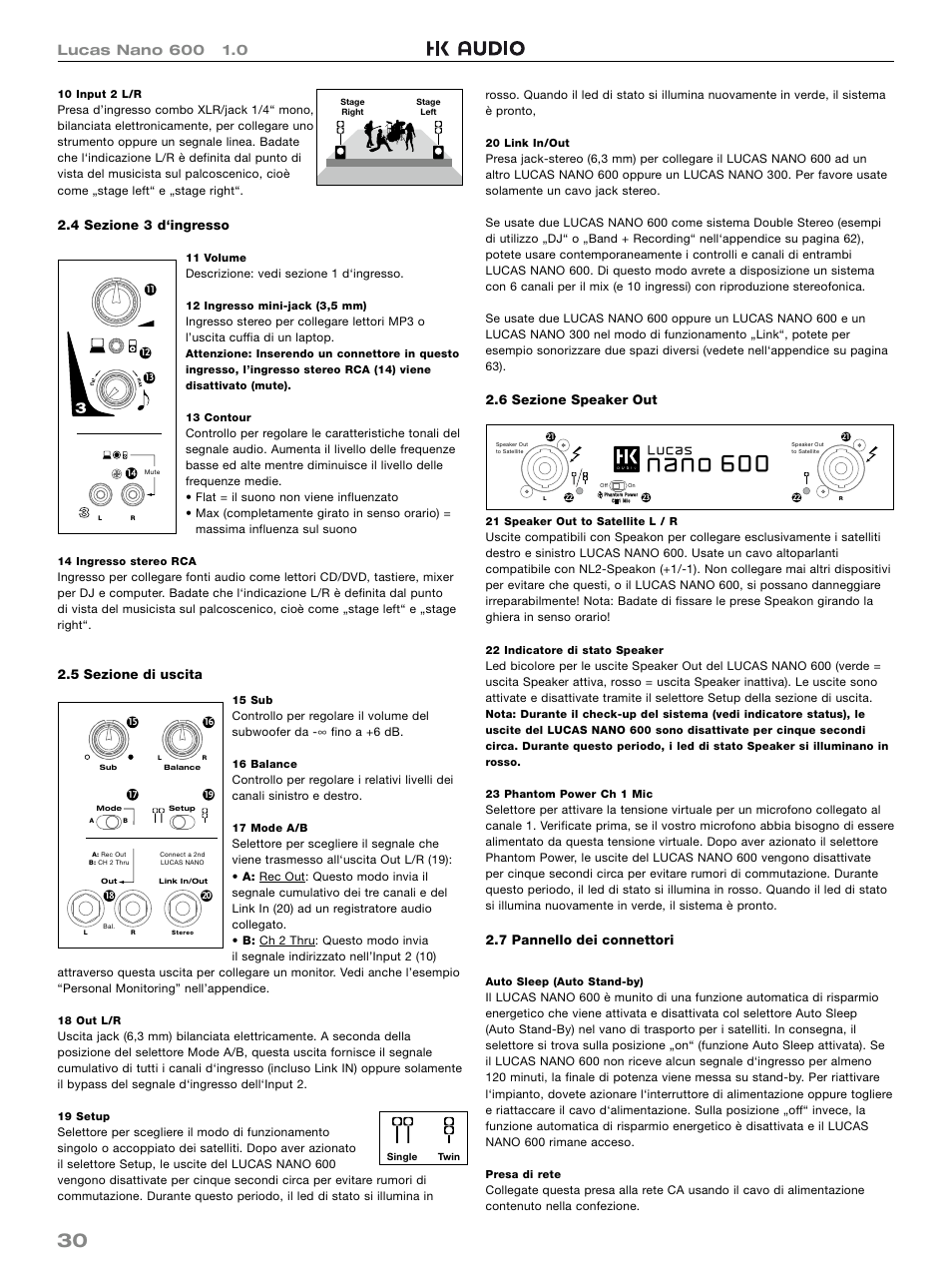 HK Audio LUCAS NANO 600 User Manual | Page 30 / 64