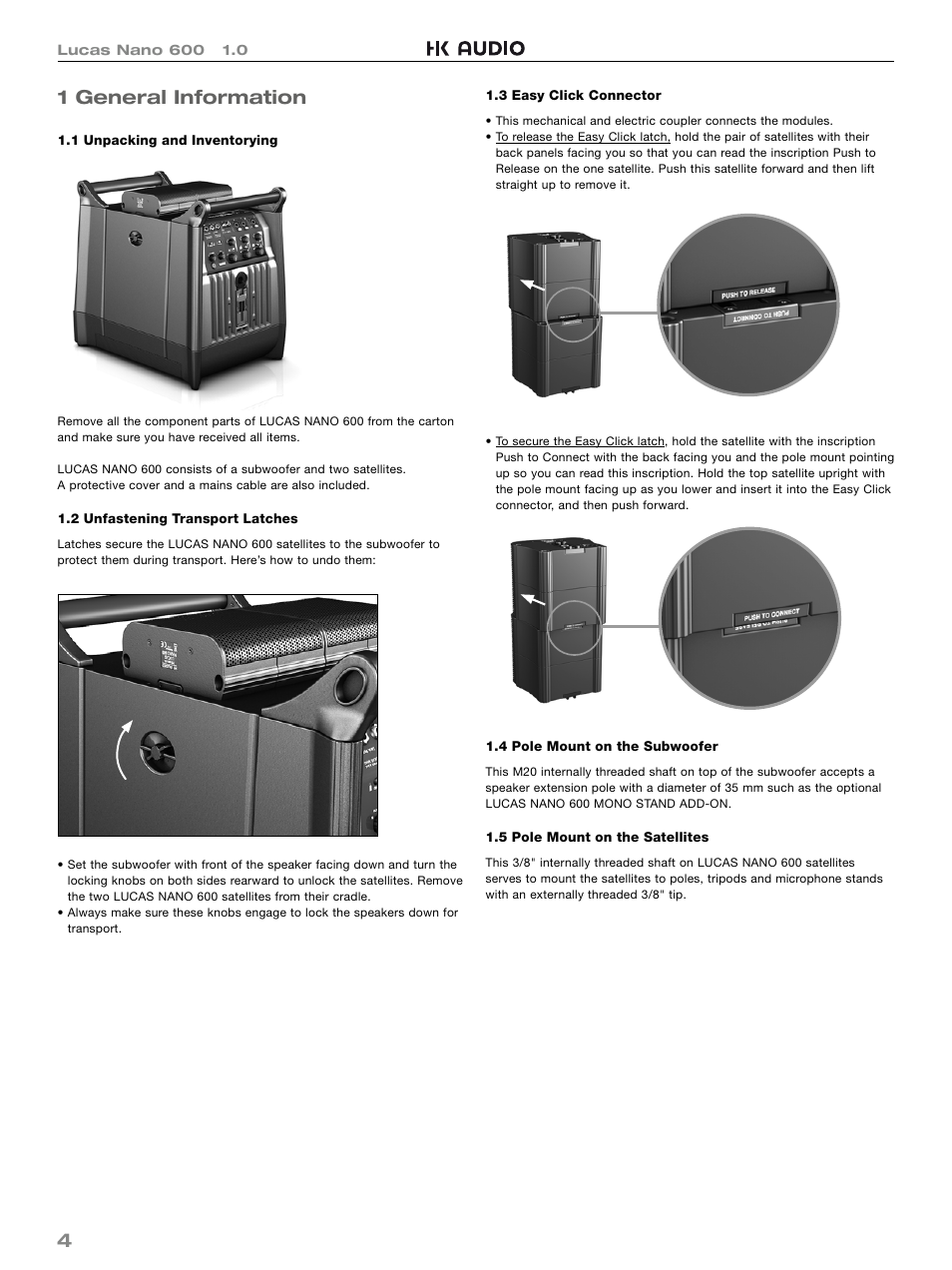 41 general information | HK Audio LUCAS NANO 600 User Manual | Page 4 / 64