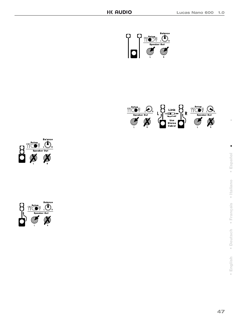 47 3 組み合わせ携帯 | HK Audio LUCAS NANO 600 User Manual | Page 47 / 64