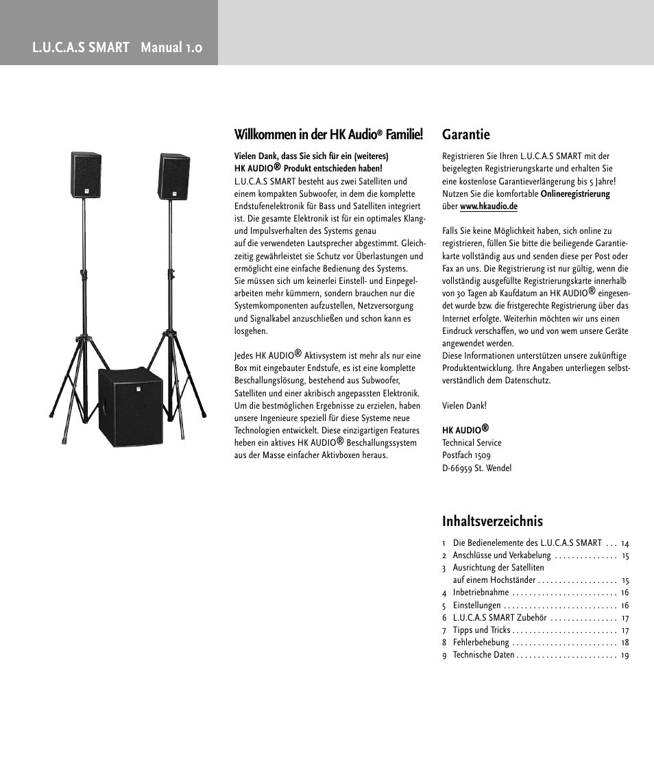 HK Audio LUCAS SMART User Manual | Page 12 / 36