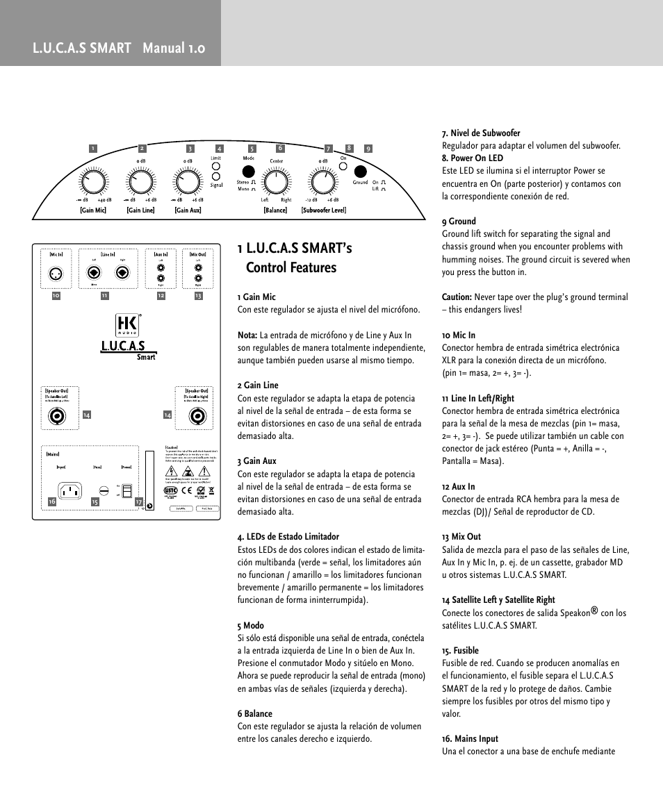 HK Audio LUCAS SMART User Manual | Page 30 / 36