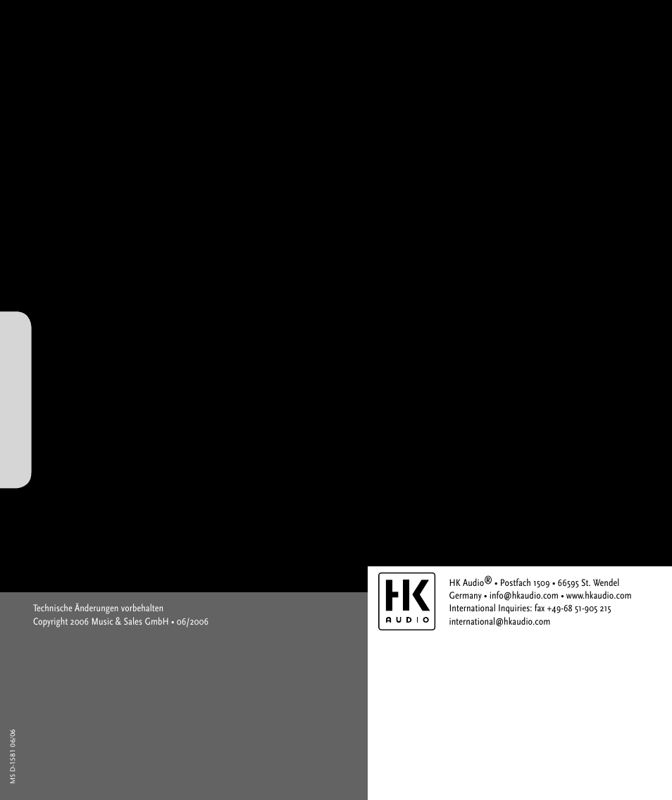 HK Audio LUCAS SMART User Manual | Page 36 / 36