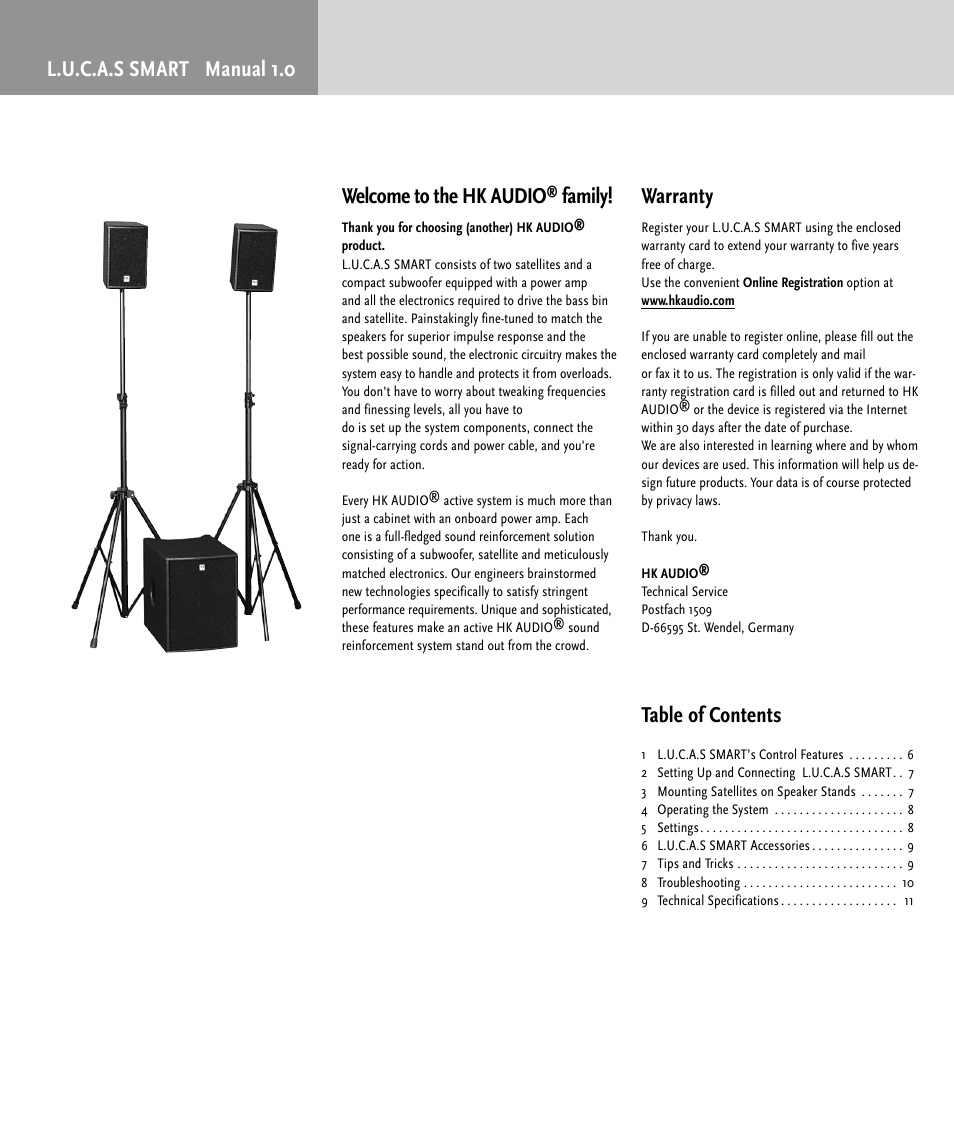 HK Audio LUCAS SMART User Manual | Page 4 / 36