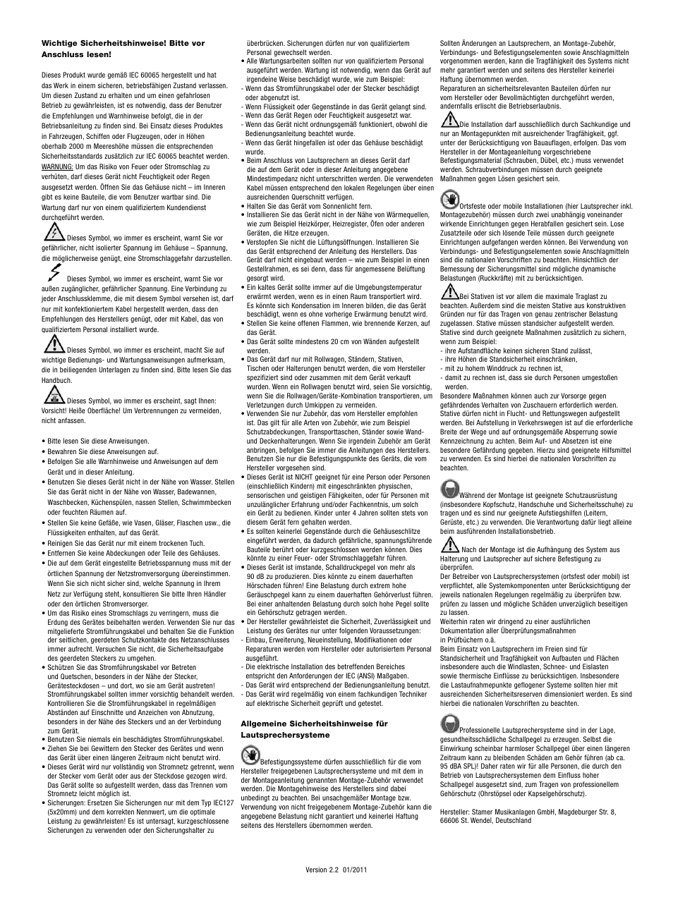 HK Audio PR:O 18 SUB A User Manual | Page 3 / 40