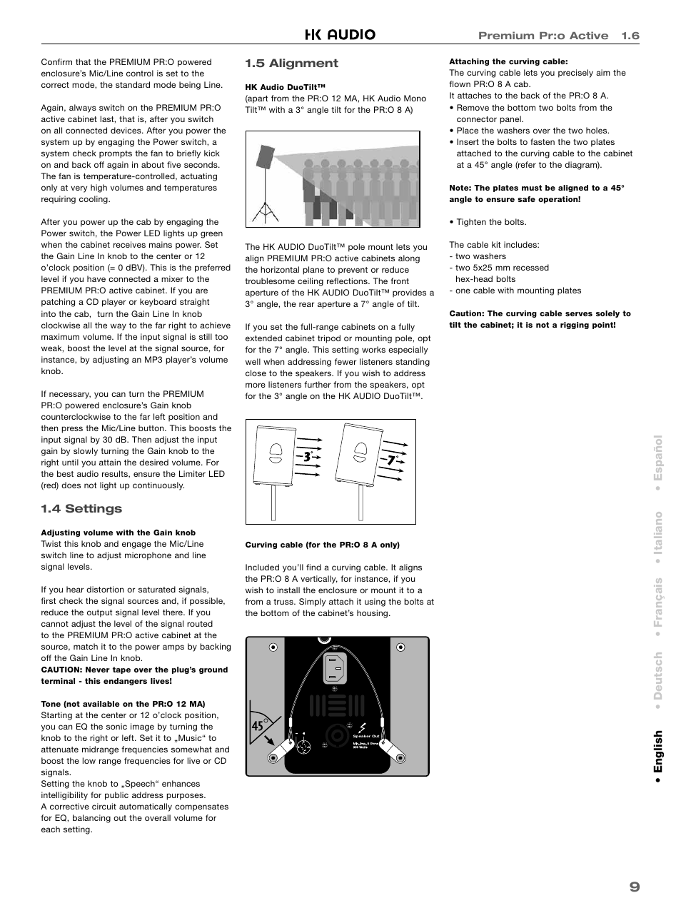 HK Audio PR:O 18 SUB A User Manual | Page 9 / 40