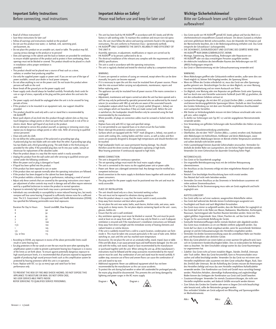 HK Audio PR:O passiv User Manual | Page 2 / 28