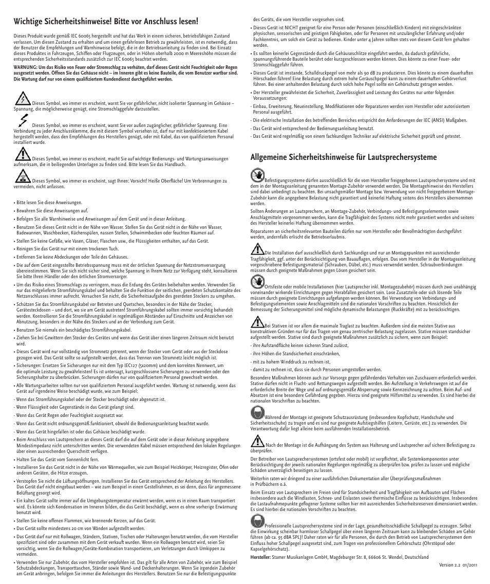 HK Audio SOUNDCADDY ONE User Manual | Page 3 / 24