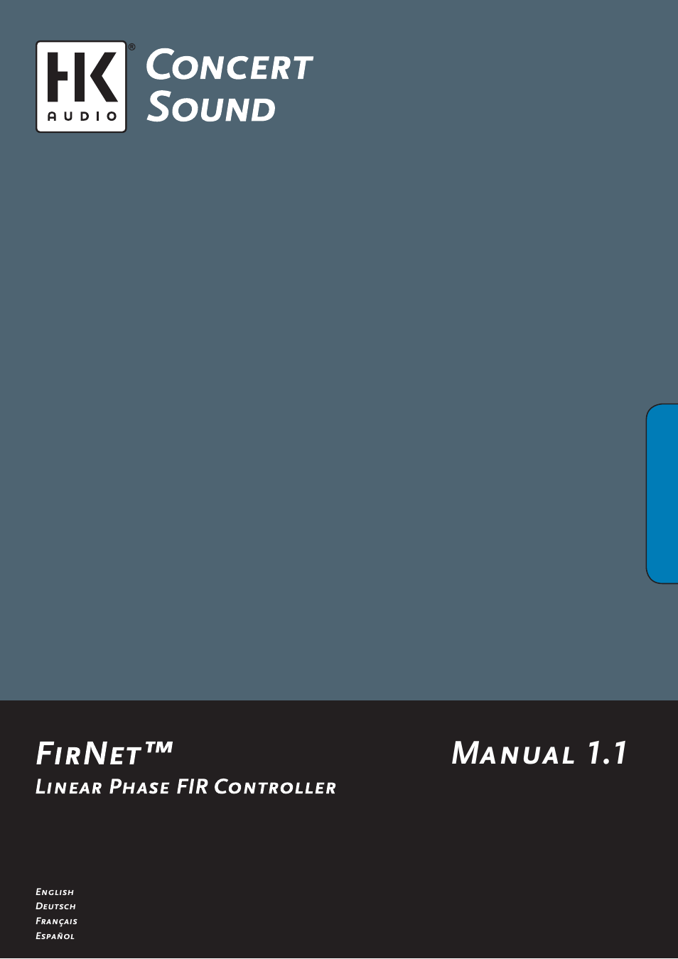 HK Audio FirNet Manual User Manual | 52 pages