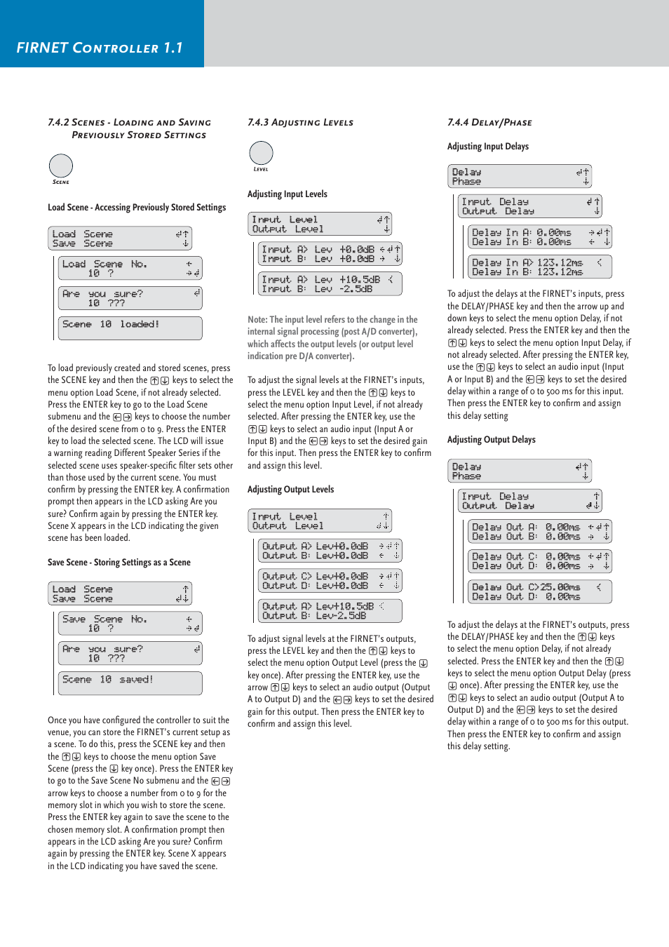 Firnet controller 1.1 | HK Audio FirNet Manual User Manual | Page 12 / 52