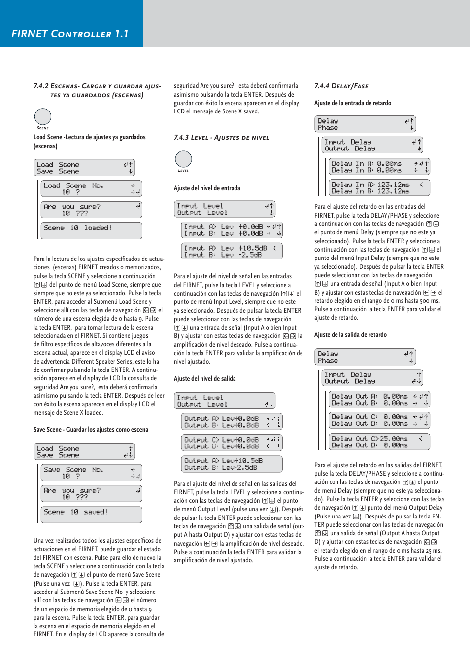 Firnet controller 1.1 | HK Audio FirNet Manual User Manual | Page 48 / 52