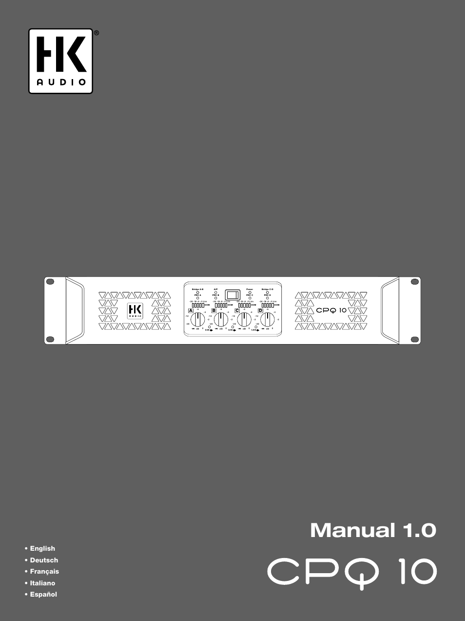 HK Audio CPQ 10 User Manual | 32 pages