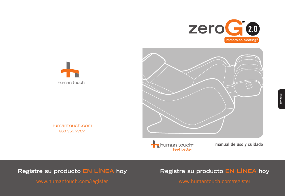 Human Touch ZeroG 2.0 Chair User Manual | Page 15 / 22