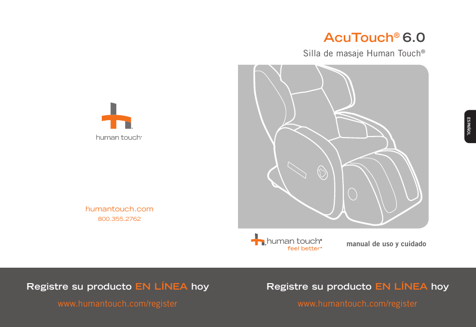 Acutouch | Human Touch AcuTouch 6.0 Massage Chair User Manual | Page 19 / 28