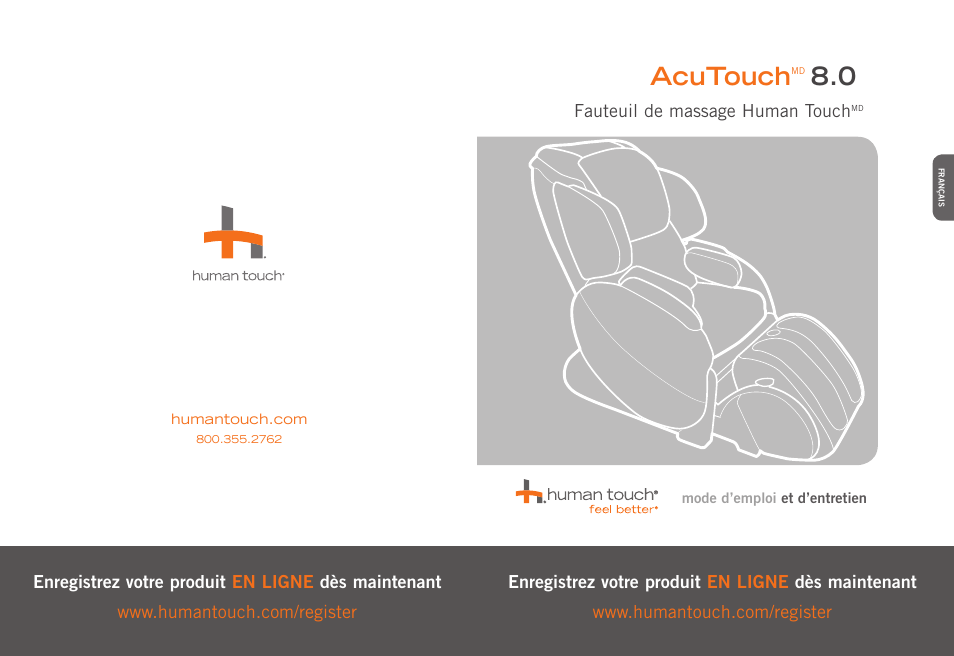 Acutouch | Human Touch AcuTouch 8.0 Massage Chair User Manual | Page 11 / 30