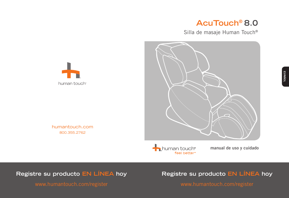 Acutouch | Human Touch AcuTouch 8.0 Massage Chair User Manual | Page 21 / 30