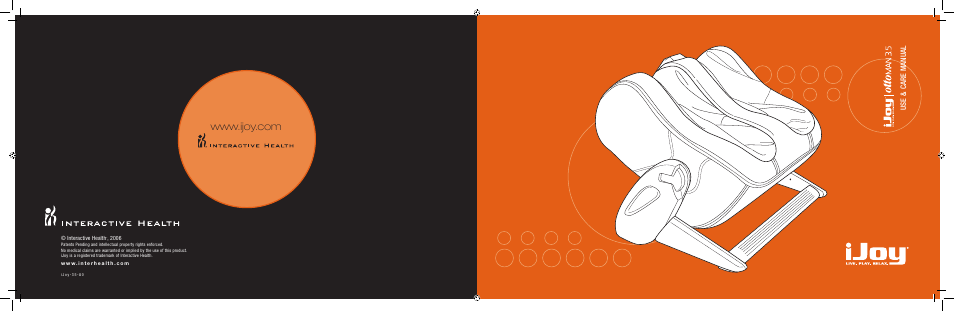 Human Touch iJoy Ottoman 3.5 Calf and Foot Massager User Manual | 6 pages