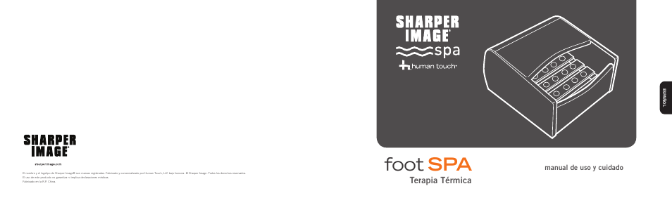 Foot spa | Human Touch Sharper Image Foot Spa User Manual | Page 9 / 12