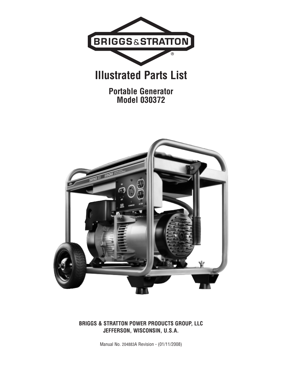 Briggs & Stratton 30372 User Manual | 5 pages