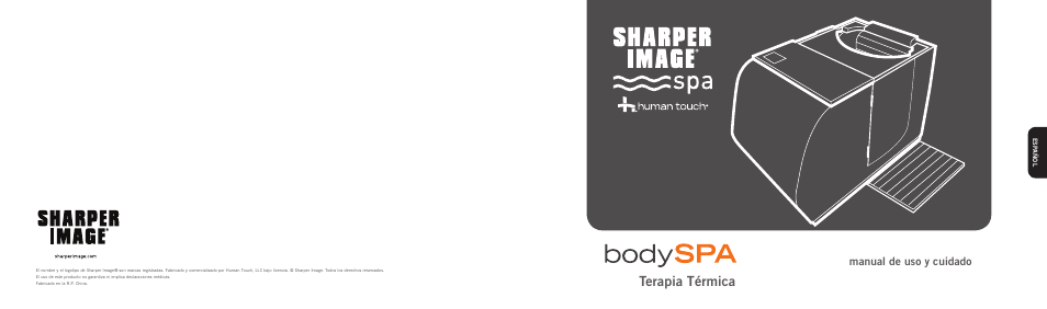 Terapia térmica, Manual de uso y cuidado | Human Touch Sharper Image bodySPA User Manual | Page 13 / 18