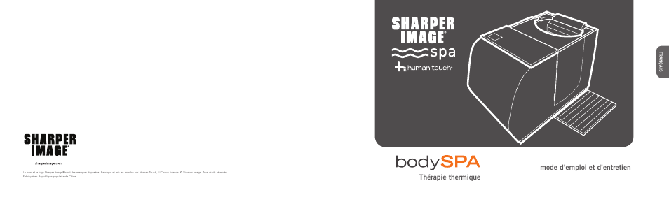 Thérapie thermique mode d’emploi et d’entretien | Human Touch Sharper Image bodySPA User Manual | Page 7 / 18