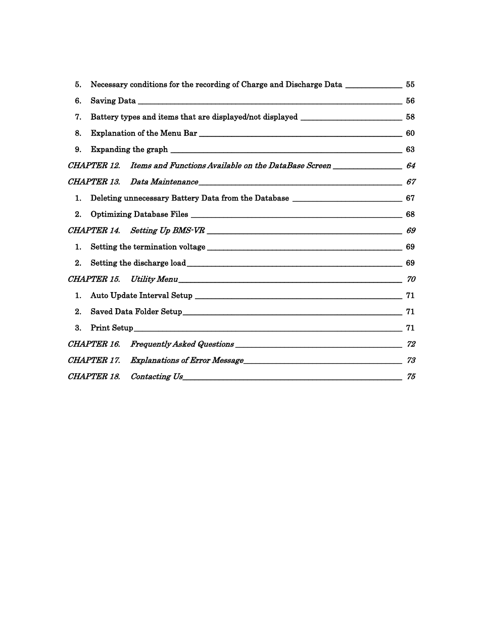 IDX BMS User Manual | Page 3 / 75