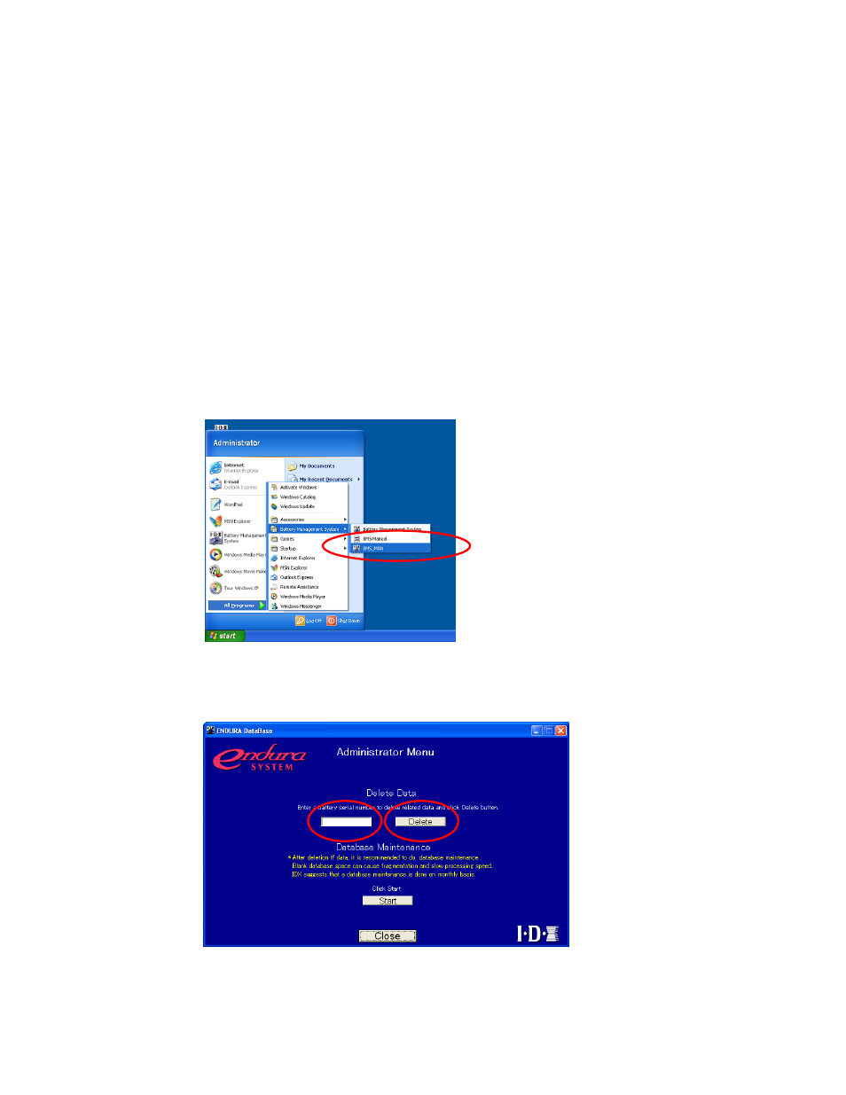 Chapter 13. data maintenance | IDX BMS User Manual | Page 67 / 75