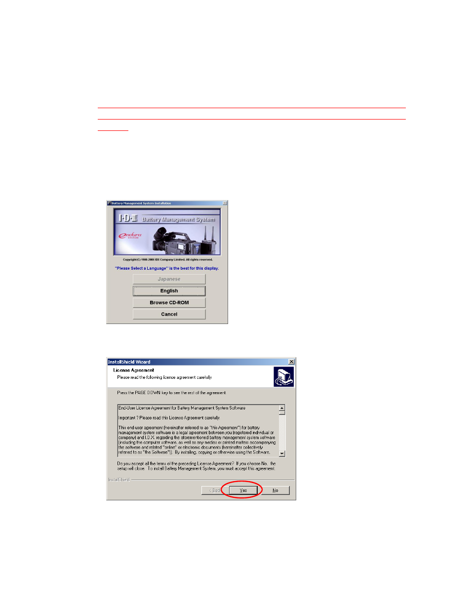 Installing in a pc running windows 2000 | IDX BMS User Manual | Page 9 / 75