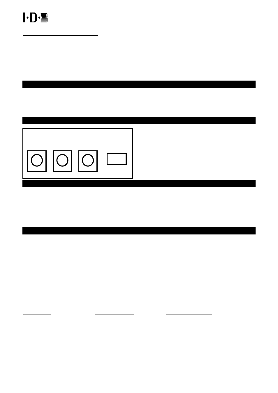 IDX IA-300a User Manual | 1 page