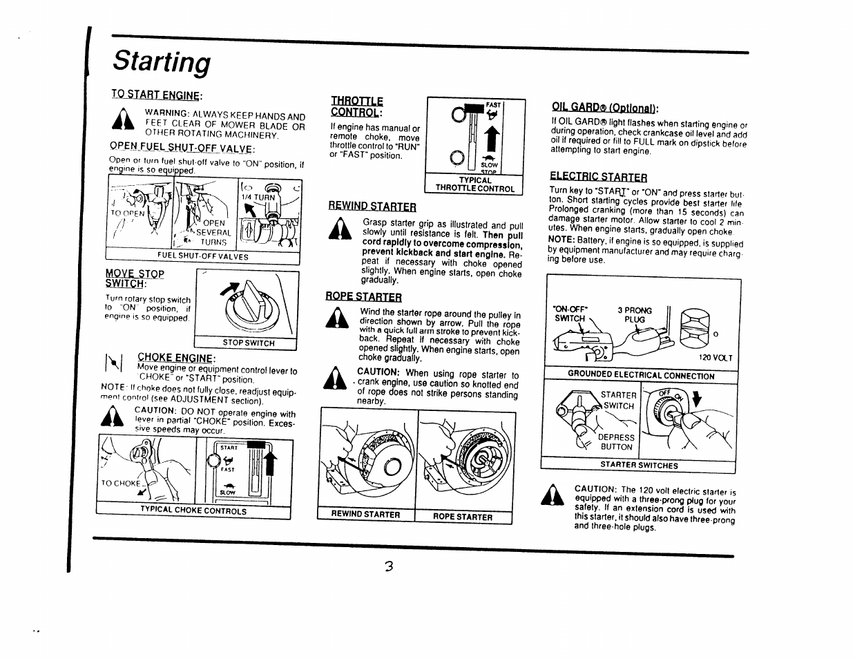 Briggs & Stratton Series 194400 User Manual | Page 6 / 14