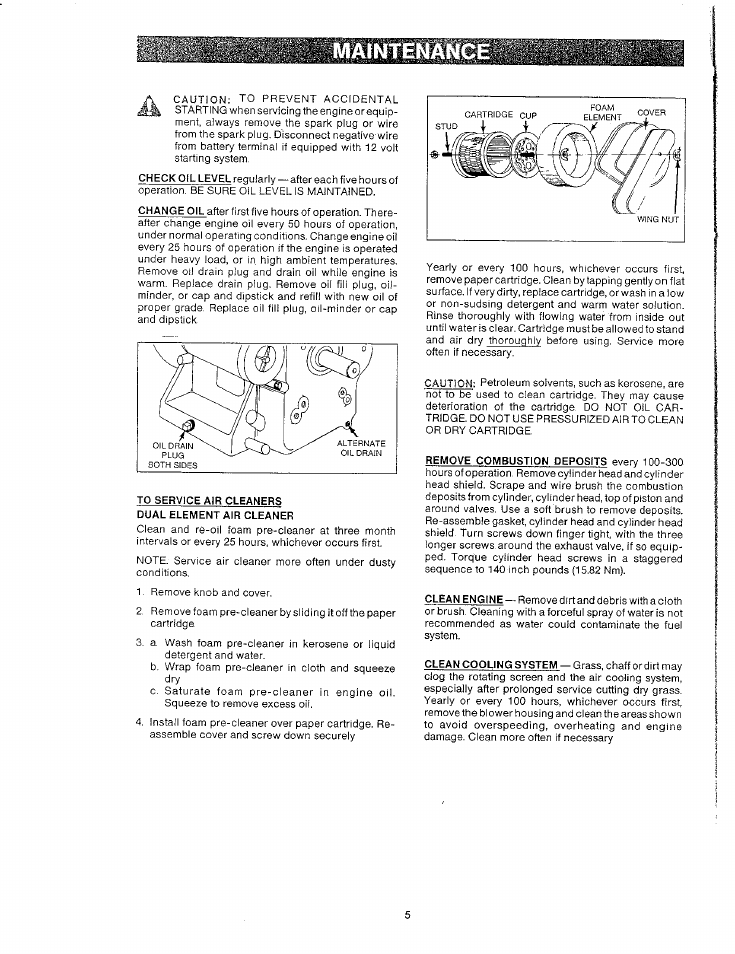 Briggs & Stratton Model 253400 User Manual | Page 8 / 10