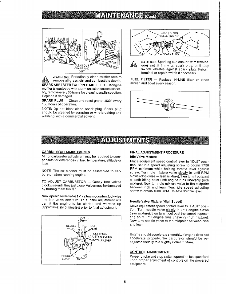 Briggs & Stratton Model 253400 User Manual | Page 9 / 10