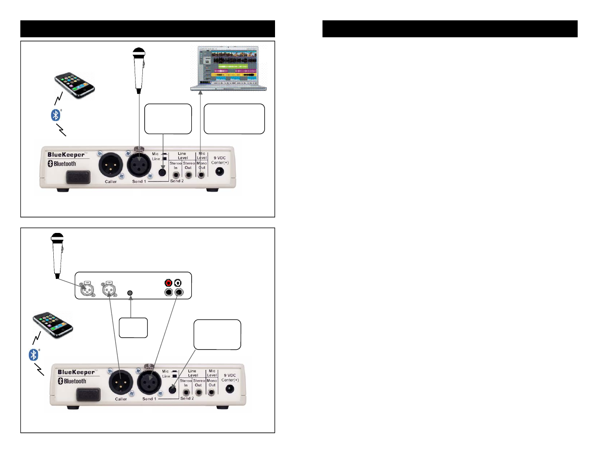 Connection - alternate setup diagrams, Studio mix-minus setup | JK Audio BlueKeeper User Manual | Page 11 / 12