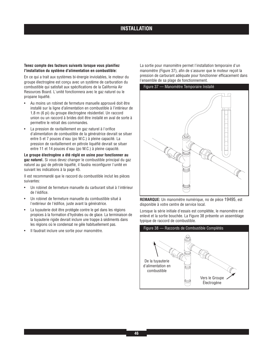 Installation | Briggs & Stratton 40204 User Manual | Page 46 / 56