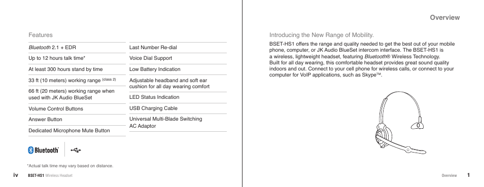 Overview | JK Audio BSET-HS1 User Manual | Page 3 / 11